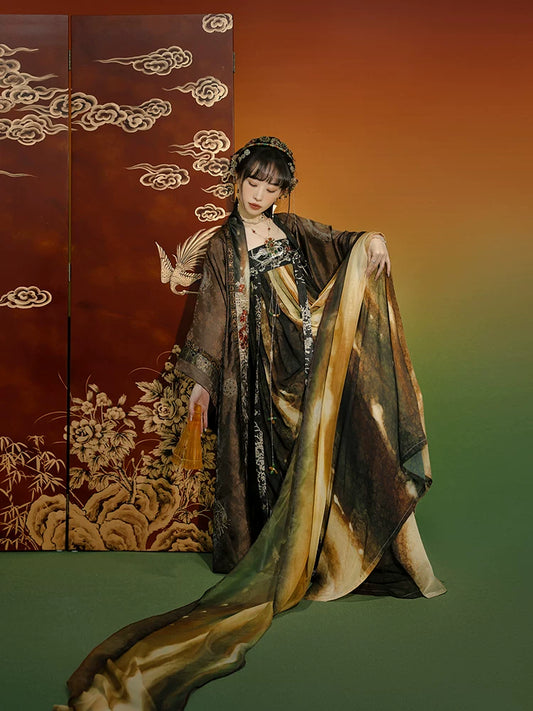 More than thirteen [Phoenix] Tang Style Hanfu 4-Piece Set tang HanFuDreams
