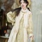 Han element cotton long than armor stand-up collar long shirt Hanfu
