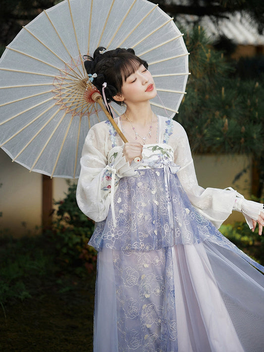 More than thirteen [紫罗灵花] Shen Yue Dongfang Qinlan same Hanfu han HanFuDreams