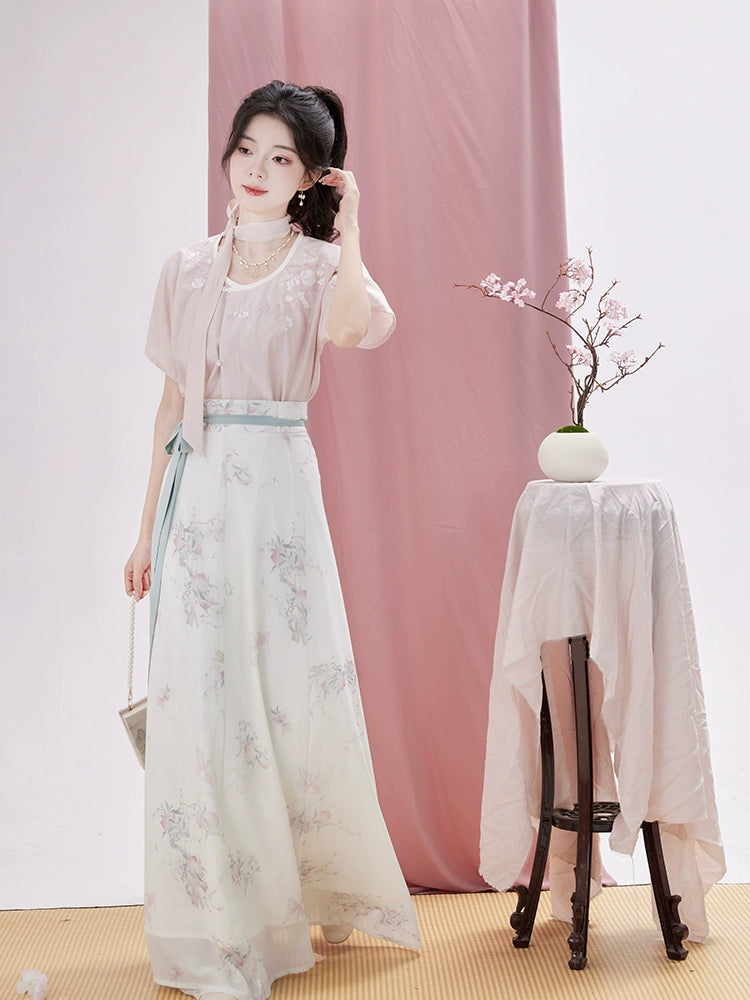Cotton Tang Zizi one-piece skirt Hanfu