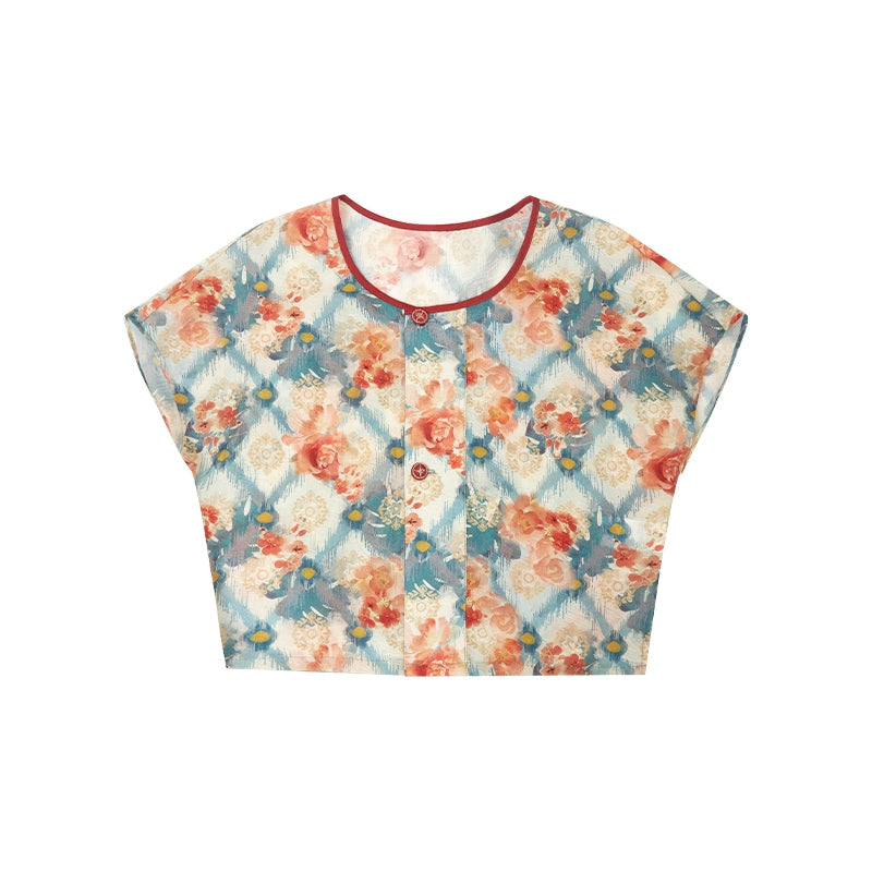 More than thirteen [胭脂湖] Tencel printing  Tang Hanfu Summer HanFuDreams