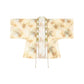 [flowing golden strands] cardigan suspender skirt ethnic style suit modern HanFuDreams Pair of cardigans, in stock. S