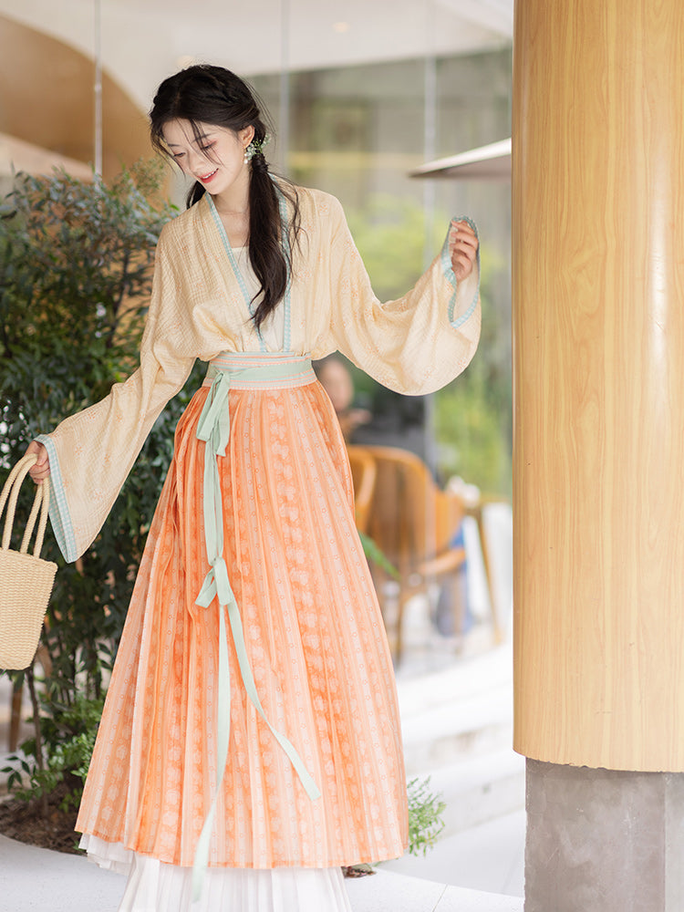 Song Dynasty Cardigan Shorts Hundred Skirts Hanfu song HanFuDreams