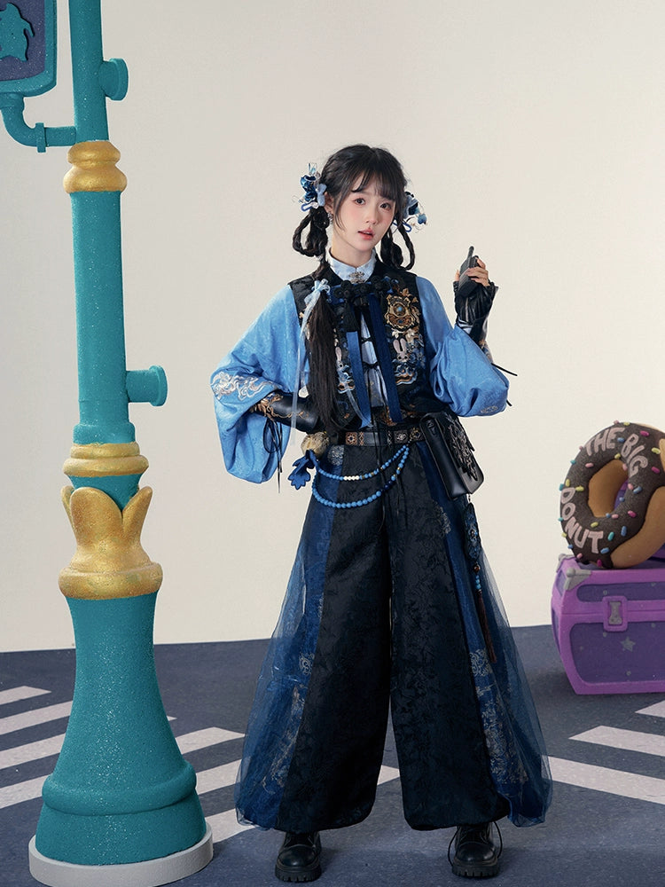 More than thirteen [Disney, Judy] embroidered vest pants Han element set han HanFuDreams