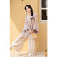 Ming-made cotton round neck cardigan improved Song pants Hanfu