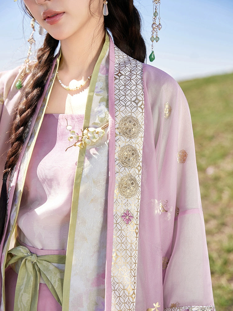 More than thirteen [flower years late] gradual change of color Song pants Song Hanfu song HanFuDreams