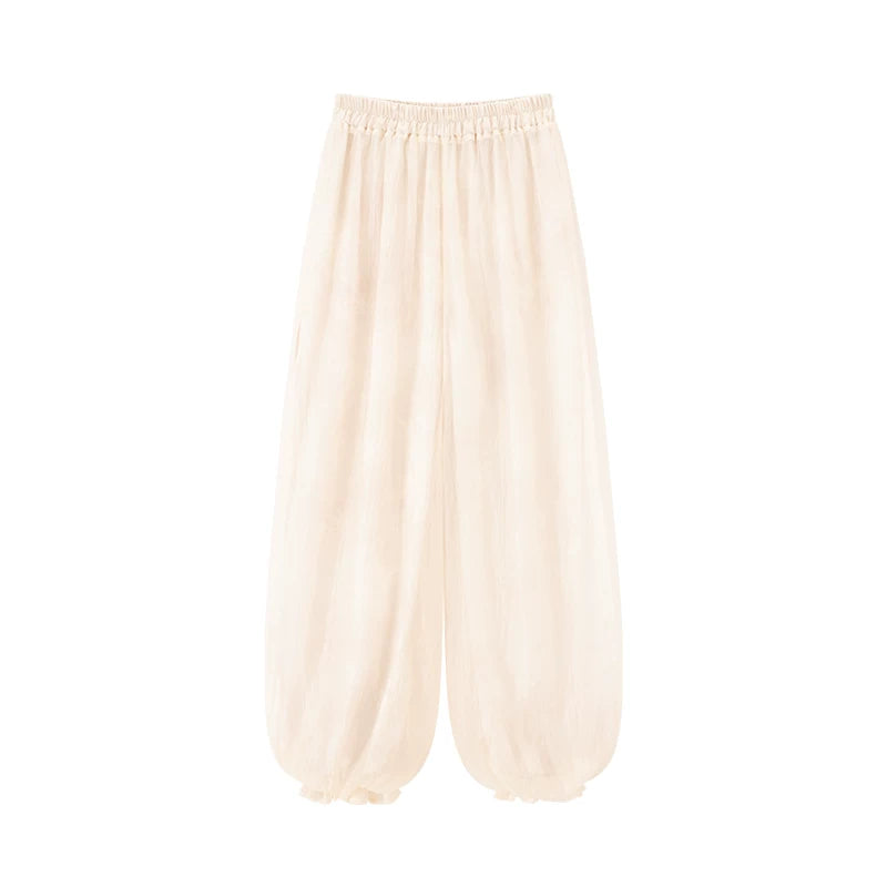 Modern Hanfu Summer Set — Cami Top, Cropped Shirt & Lantern Pants han Chixia Lantern Pants S spot