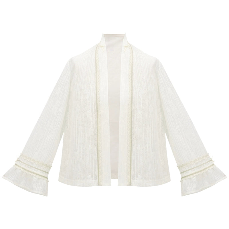 More than thirteen [flower and grass lamps] lace top suspender skirt set modern HanFuDreams top XS