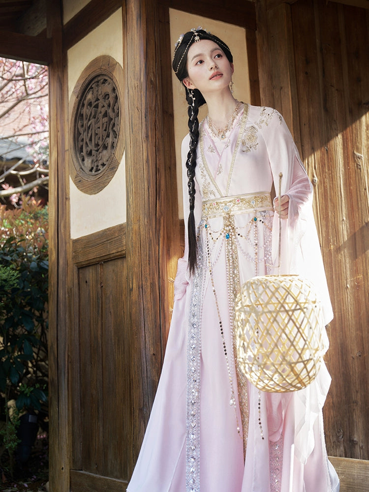 More than thirteen [淮水暮云] Liu Shishi has the same Han element dress han HanFuDreams