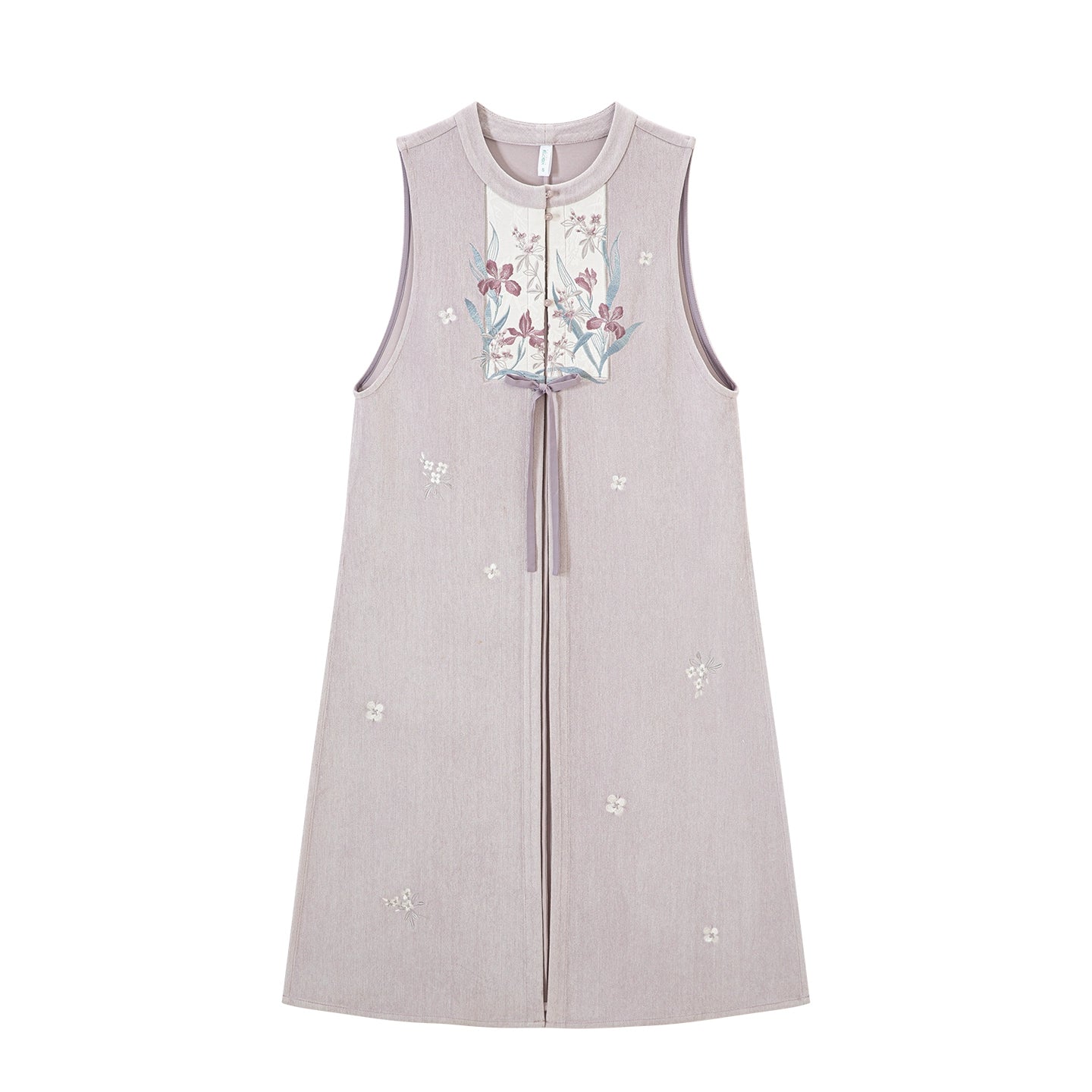 Chi Xia [purple iris] is longer than a knitted shirt lace skirt ming HanFuDreams Long Bijia S