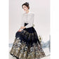 Shirt with imitation makeup flower horse face skirt Hanfu. ming SevenQueenWig S two sets (Di Shi Qing)