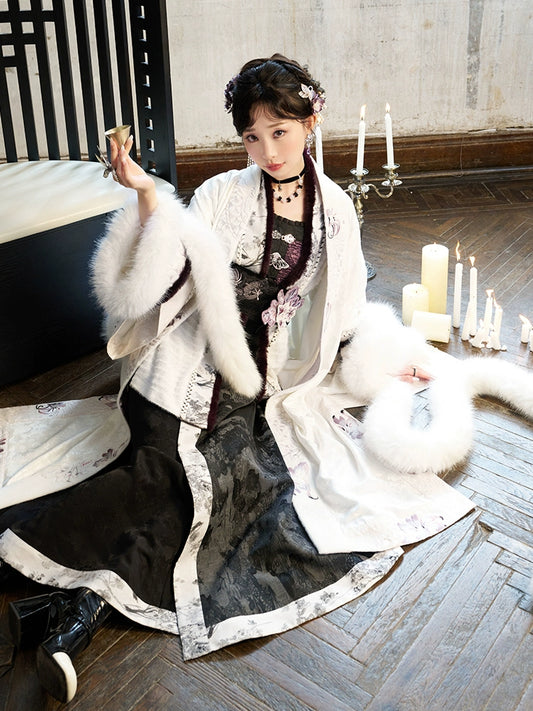 More than thirteen [Meishan Nongyu] Miaozi pair of cardigans and two skirts to improve Hanfu han HanFuDreams