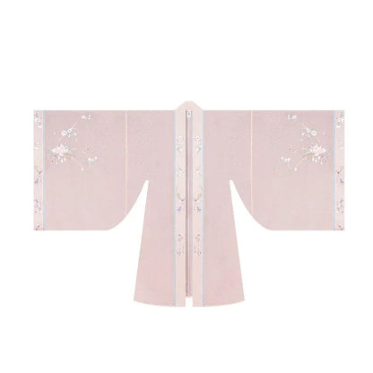 Intricate Embroidered Tang Dynasty Style Long Sleeve Hanfu Dress tang HanDreams Fashion Large sleeve shirt S