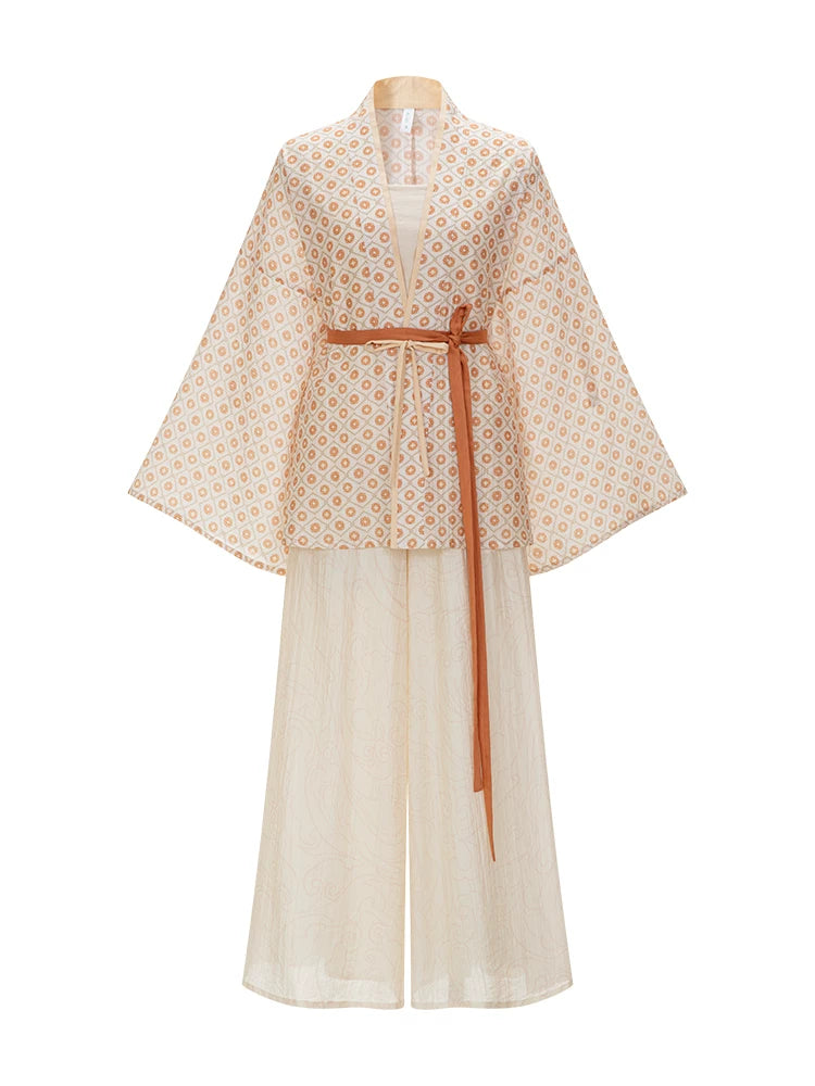 Jin‑Style Tencel Modified Hanfu Set jin Chixia