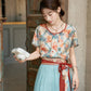More than thirteen [胭脂湖] Tencel printing  Tang Hanfu Summer HanFuDreams