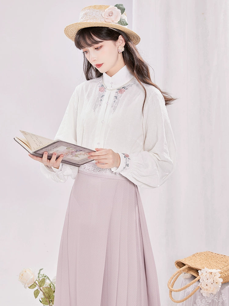 Ming cardigan shirt horse face hanfu ming HanFuDreams