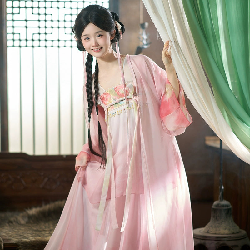More than thirteen [Peach Yan Tutu] Ling Miaomiao has the same Hanfu han HanFuDreams two-piece set S