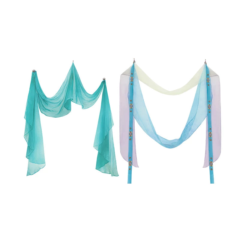 [Jade & Everlasting Spring] Tang Hanfu Set tang Shisanyu Flowing Silk Scarf (Set) S