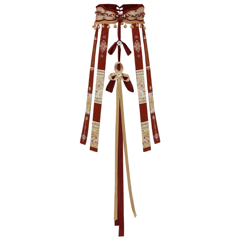 More than thirteen [Jiushao] fake two-piece straight train Hanfu female autumn han HanFuDreams waist seal S