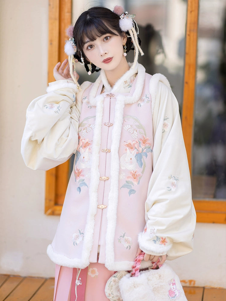 Ming-made short jacket horse dress Hanfu