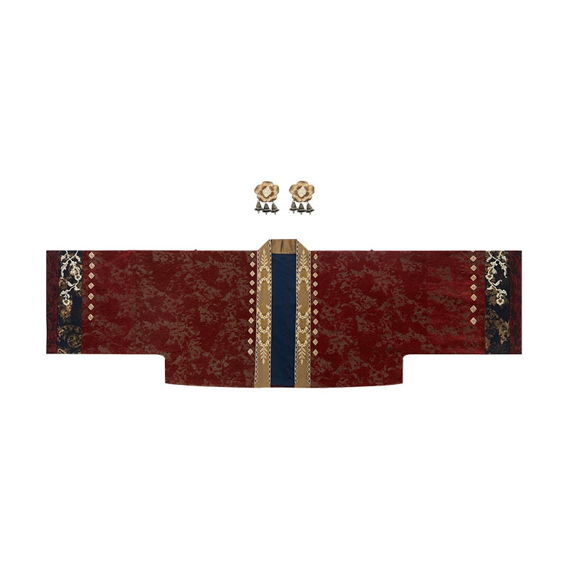 More Than Thirteen [Queen Mother Ghost Banquet] Suspender Skirt Tang Hanfu tang HanFuDreams Famen Temple Coat (including accessories) S