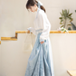 Cotton Plane Sleeve Short Shirt Horse Face Skirt Hanfu