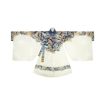 More than thirteen [All Things Life] woven gold stand-up collar large pony skirt Ming-made ming HanFuDreams Stand-up collar placket S