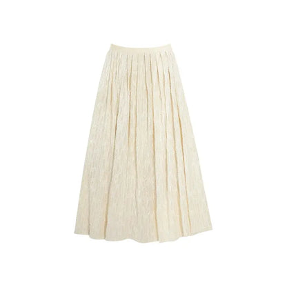 July Eve [Fujiao Moke] Embroidered Bijia Short Shirt Velvet Pleated Skirt han HanFuDreams Fujima Moke, pleated skirt XS