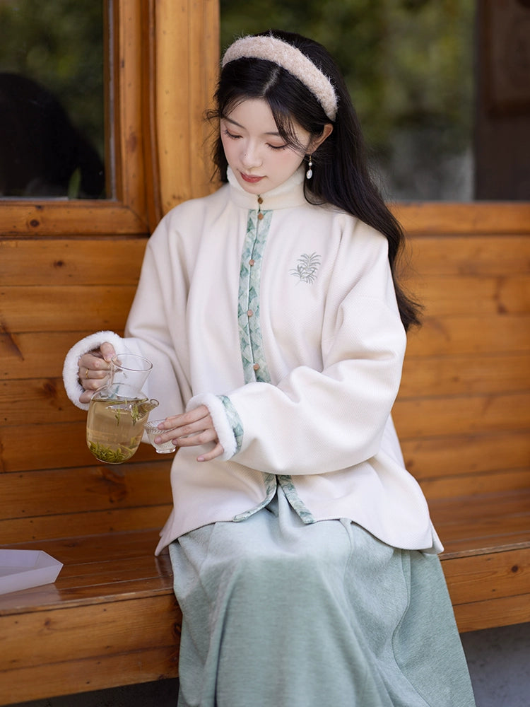 Chi Xia [Songfeng Yinyue] Short jacket Han element skirt Ming ming HanFuDreams