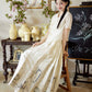 More than Thirteen [Painted Evening] New Chinese Horse Skirt Suit Women modern HanFuDreams