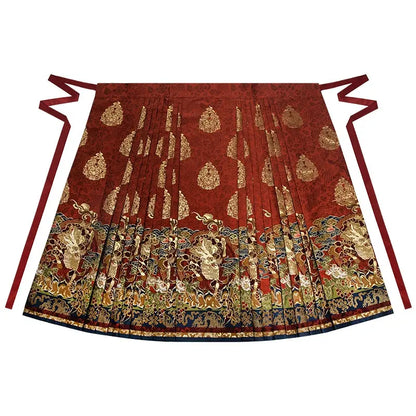Tibetan style horse dress ming More than thirteen Horse skirt S