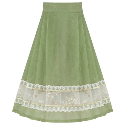 [Old Summer Covenant] Horse Dress Han Element Daily Suit han HanFuDreams Improved horse skirt XS