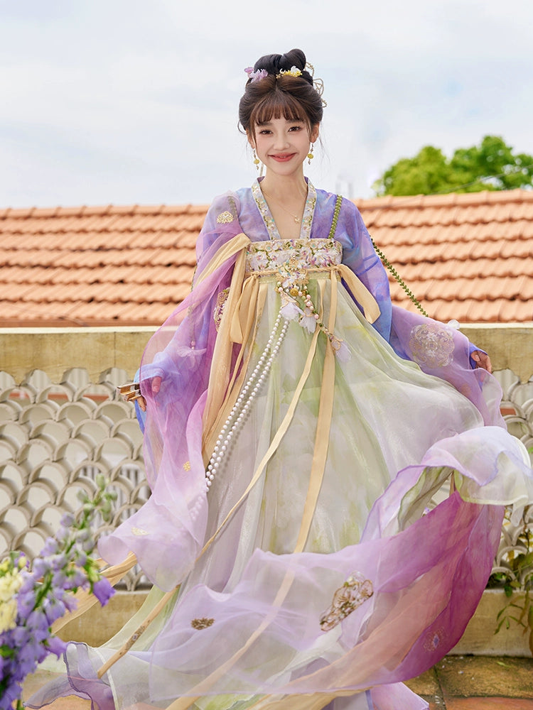 More than thirteen [three thousand looking for incense] chest-length skirt Tang-made Hanfu tang HanFuDreams