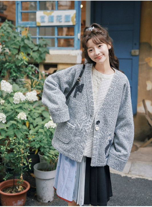 More than thirteen [Fengting Gui] 2025 autumn new national style commuter Xiaoxiangfeng jacket modern HanFuDreams