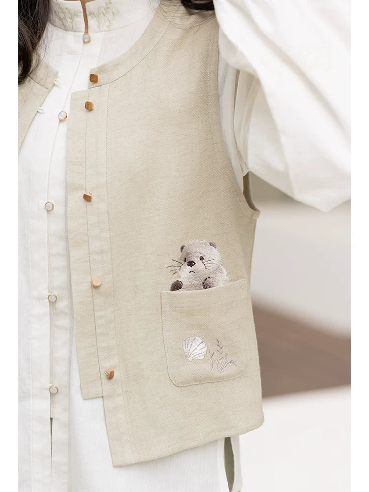 Chi Xia [Otter and Shell Sea] Han Element Armor Skirt han HanFuDreams