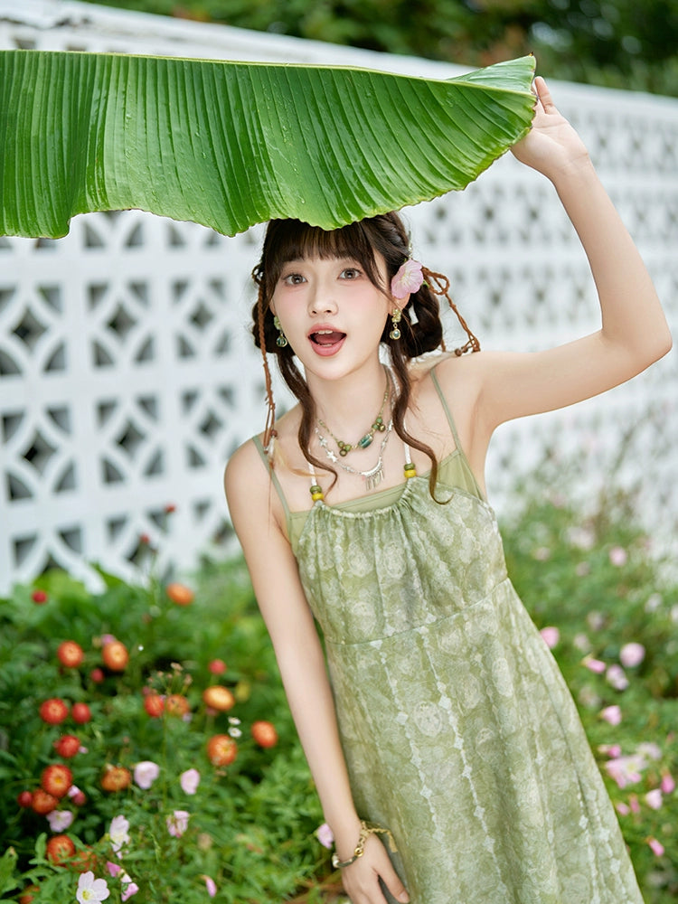 More than Thirteen [Original Pastoral] Coat Suspender Dress National Style Suit Women modern HanFuDreams