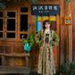 More than thirteen [Tingwu Autumn] lamb wool jacket dress national style set modern HanFuDreams