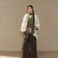 July Eve [Wind Erosion Moss Clothing] Padded Short Jacket, Collar Top, Wide Pants modern HanFuDreams