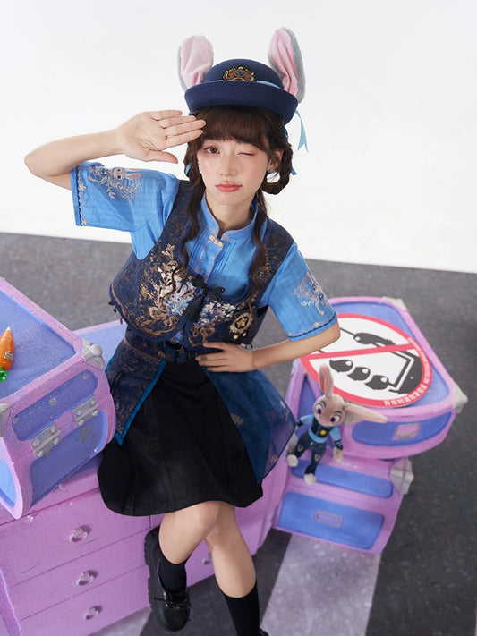 More than thirteen [Disney, Judy] spring and summer silk tops Han modern HanFuDreams