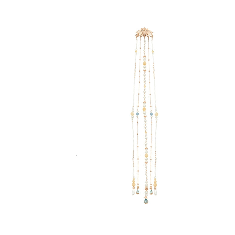 More than thirteen [Changshengle] embroidered cardigan three-pleated skirt embroidered Tang system