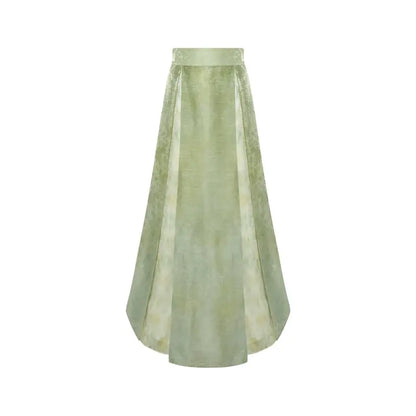 embroidered bijia three-pleated skirt Hanfu women han More than thirteen Three-pleat skirt (improved) S
