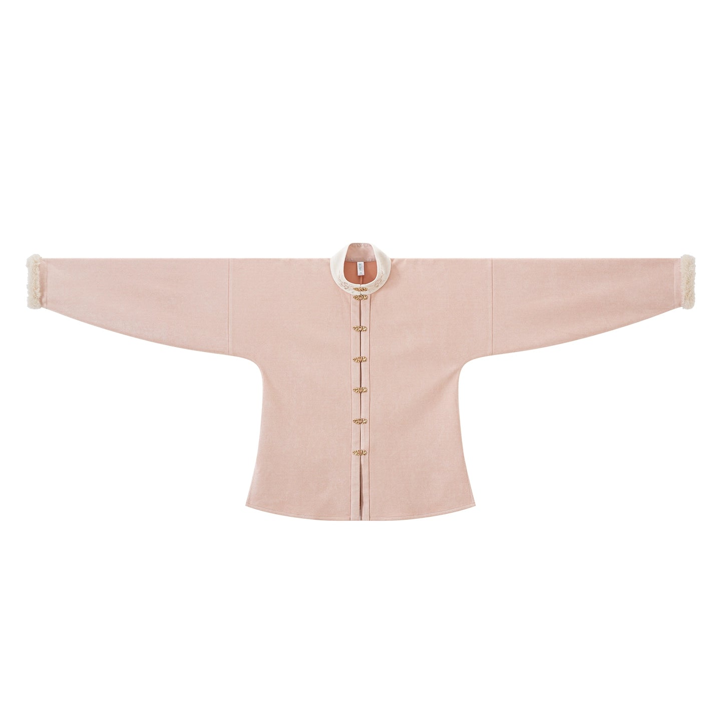 Chi Xia [Camellia Peach] Fleece Bijia Short Shirt Horse Face Skirt Ming ming HanFuDreams blouse S