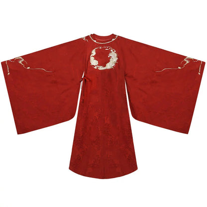 More than thirteen [和合花开] Song-made Hanfu men's wedding clothes song HanFuDreams Song round neck robe M