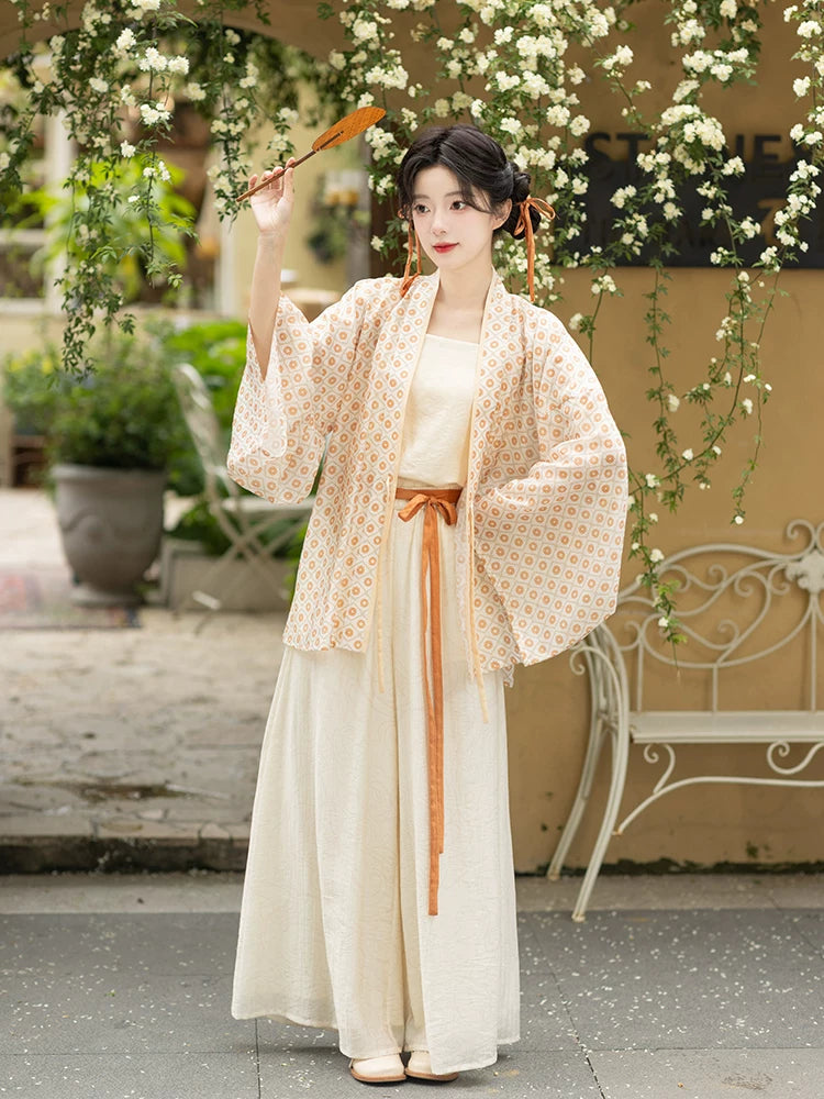 Jin‑Style Tencel Modified Hanfu Set jin Chixia
