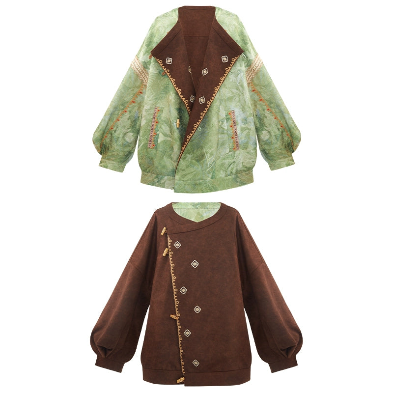 More than thirteen [Disney, Nick - Foxtail Pursuit] vest shorts set modern HanFuDreams Double-sided jacket S