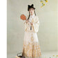 Flower Fairy Story [Rabbit Embroidery] Skirt Weaving Gold Set Brocade han HanFuDreams
