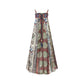 More than thirteen [Eternal Vine] summer ethnic style suspender skirt song HanFuDreams suspender skirt S