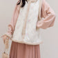 Chi Xia [Camellia Peach] Fleece Bijia Short Shirt Horse Face Skirt Ming ming HanFuDreams