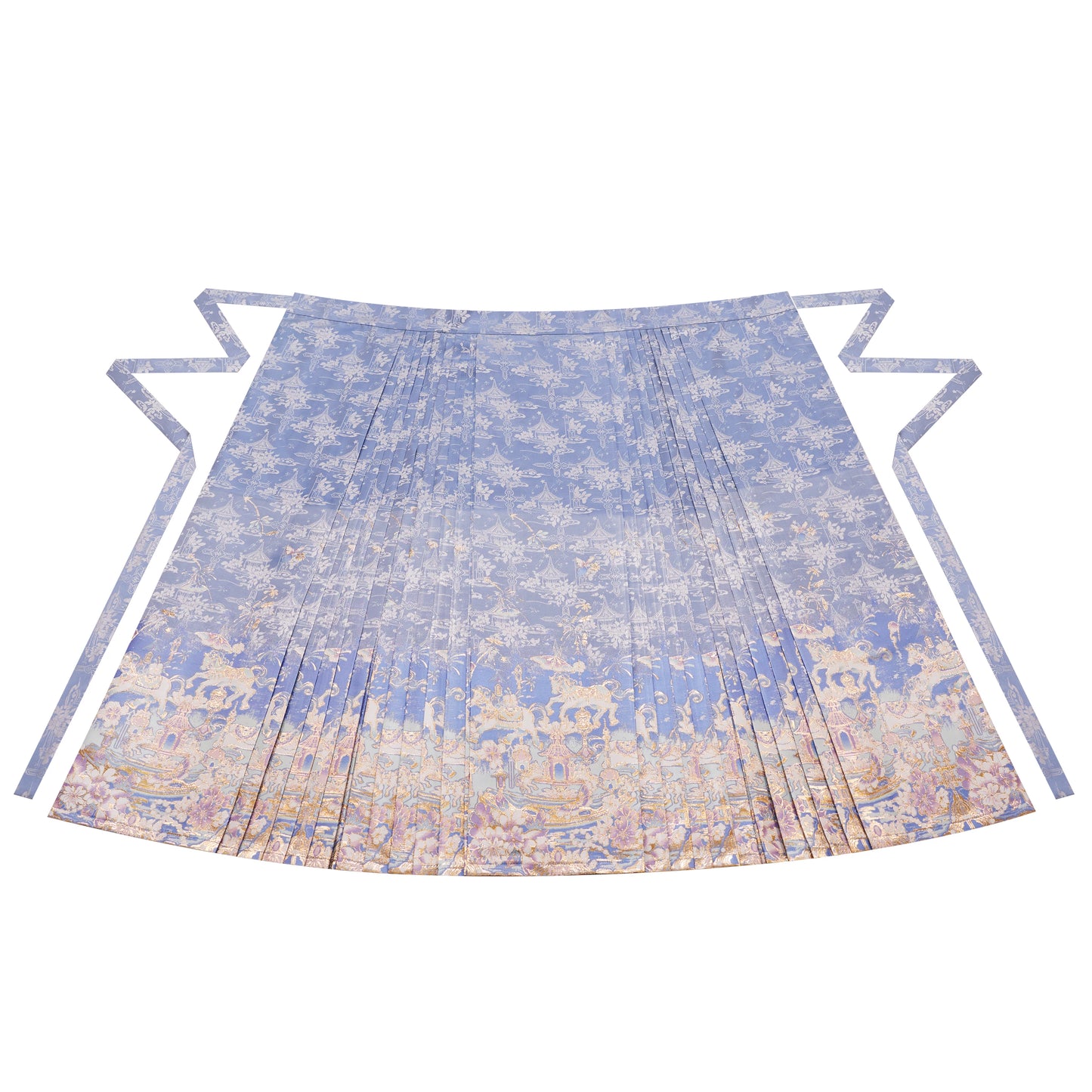 Flower Fairy Story [Carousel] Pipa Sleeve Horse Dress Han Yang Eclectic Set Ming ming HanFuDreams Horse skirt S