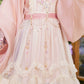 Flower Fairy Story [Frosting Garden] Beige Mesh Skirt Han-Yang Eclectic han HanFuDreams Pink waist chain accessories M